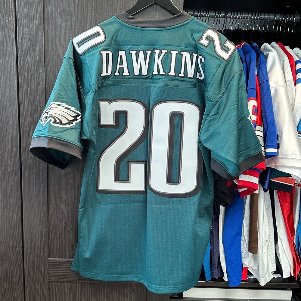 Brian Dawkins Philadelphia Eagles Mitchell & Ness 2007 Authentic Jersey - Green - Picture 7 of 7